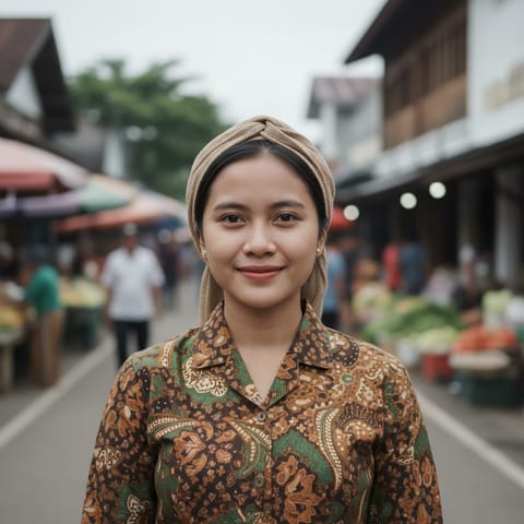 代表Dusun Malang人的 AI 生成插图