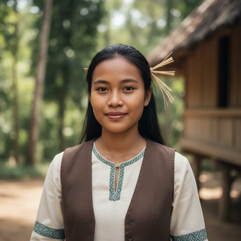 AI-generated illustration representing the Lara people
