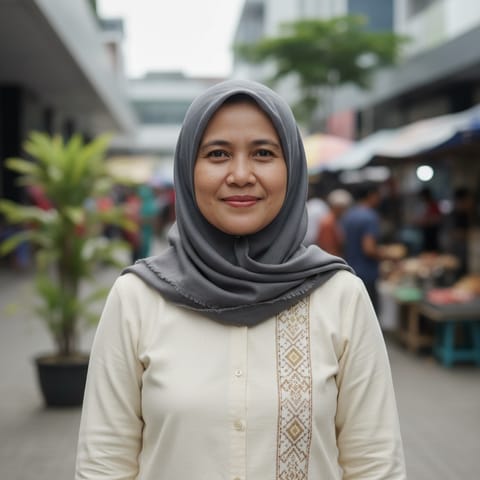 AI-generated illustration representing the Pasir people