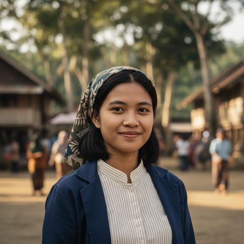 AI-generated illustration representing the Sara people