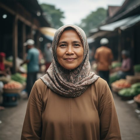 AI-generated illustration representing the Buli people