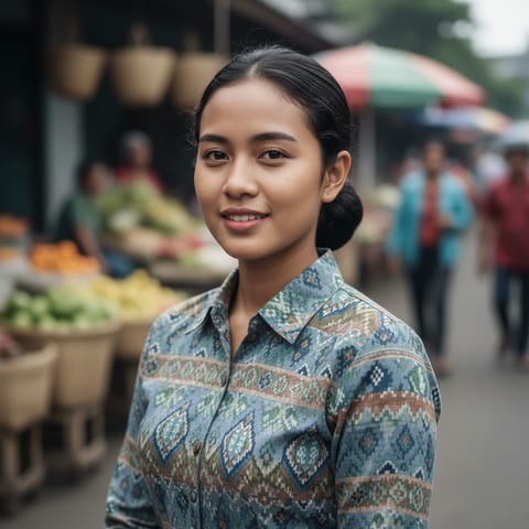 AI-generated illustration representing the South Wemale people