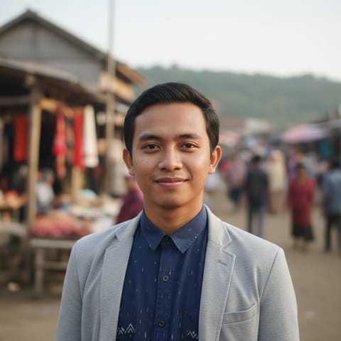 AI-generated illustration representing the Sumba Timur people