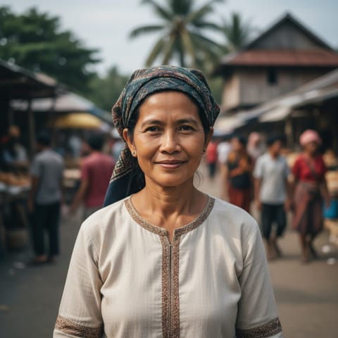 AI-generated illustration representing the Nedebang people