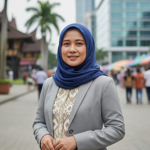 AI-generated illustration representing the Bugis people