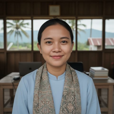 AI-generated illustration representing the Lindu people