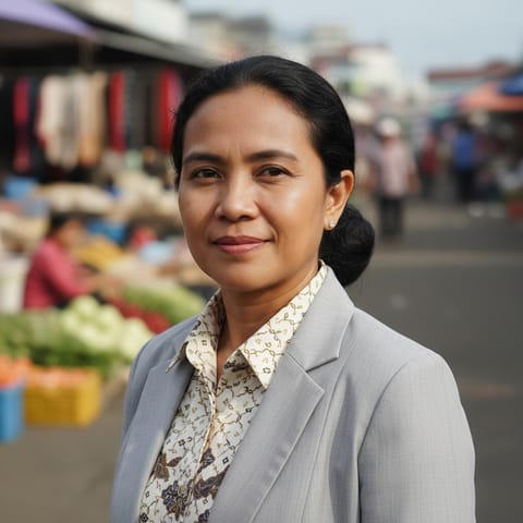 AI-generated illustration representing the Sangirese people