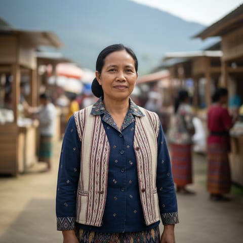 Ilustração gerada por IA representando o povo Eipomek