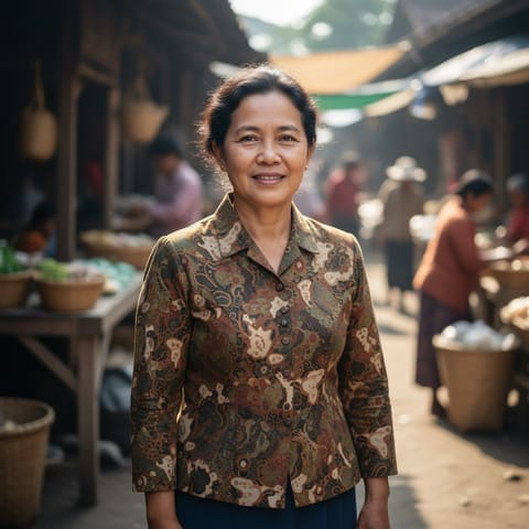 AI-generated illustration representing the Erokwanas people