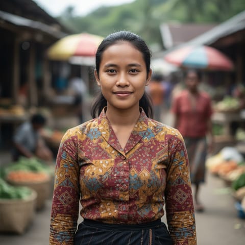 代表Austronesian Mor人的 AI 生成插图