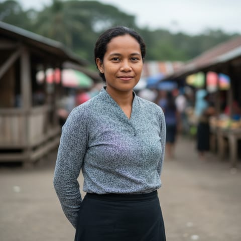 AI-generated illustration representing the Papasena people