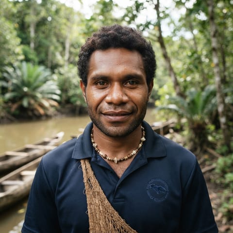 AI-generated illustration representing the Sempan people