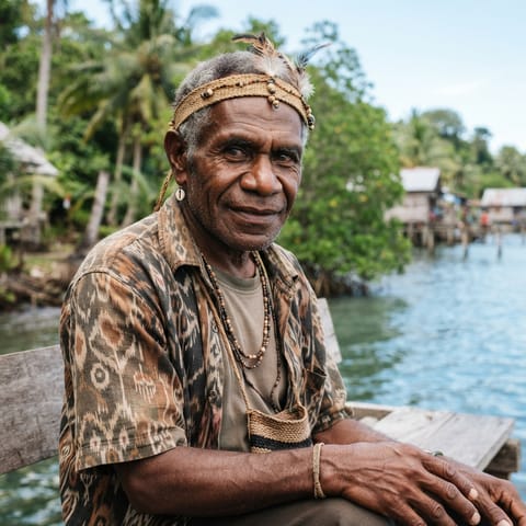 AI-generated illustration representing the Yaur people