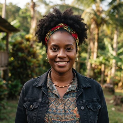 AI-generated illustration representing the Afro-Ecuadorians people