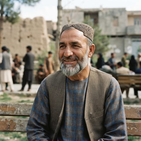 AI-generated illustration representing the Urdu people