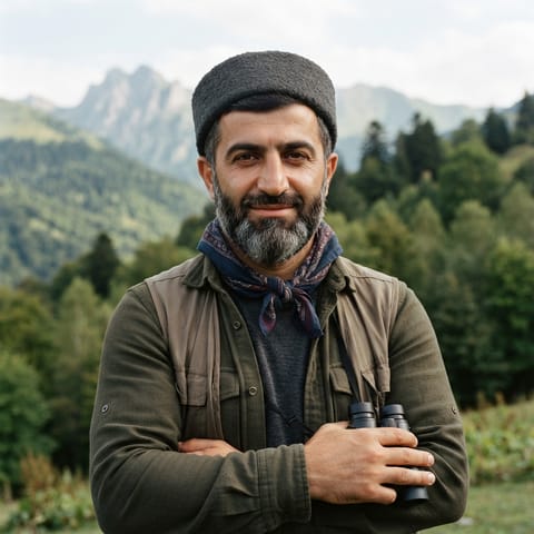 AI-generated illustration representing the Lezghi people