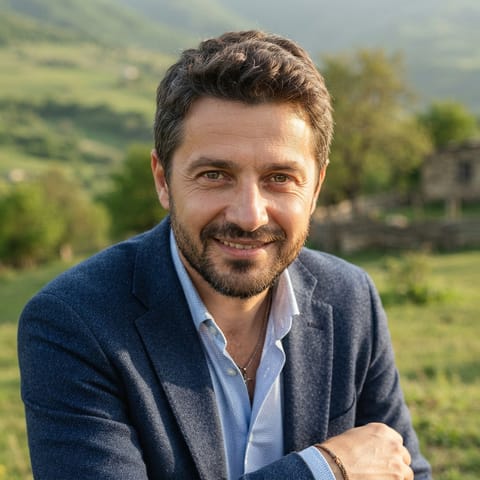 AI-generated illustration representing the Romanians people