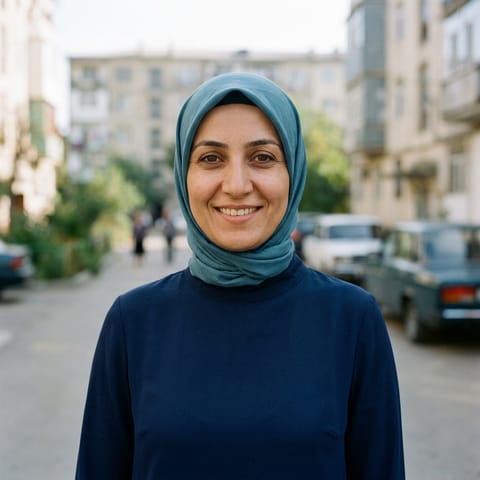AI-generated illustration representing the Ahiska Turks people