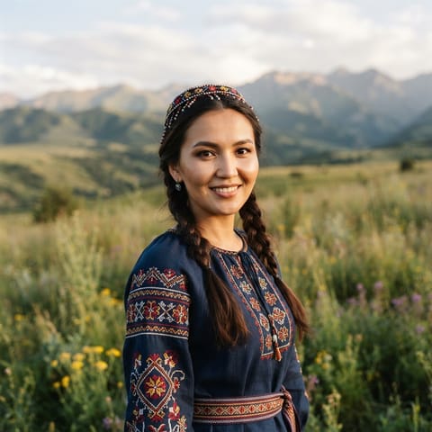 AI-generated illustration representing the Chuvash people