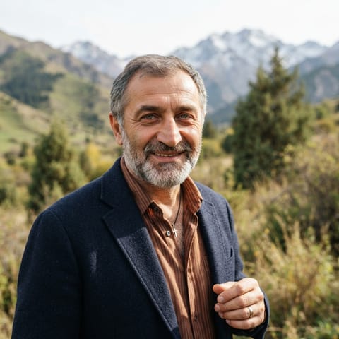 AI-generated illustration representing the Georgians people
