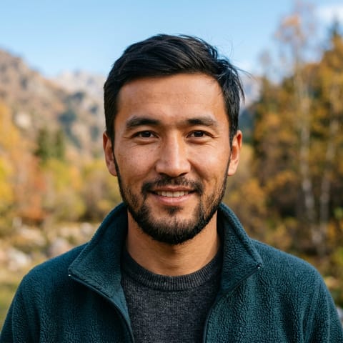 AI-generated illustration representing the Kyrgyz people