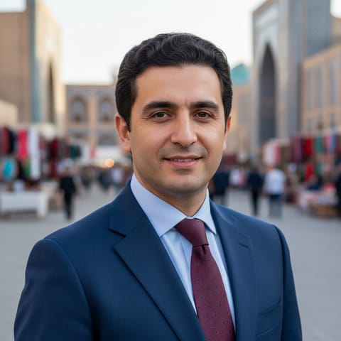 AI-generated illustration representing the Tajiks people