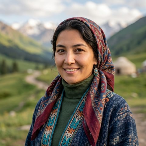 AI-generated illustration representing the Azerbaijani people