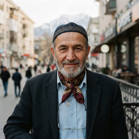 AI-generated illustration representing the Bukharic Jews people