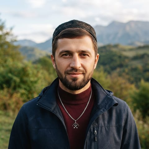 AI-generated illustration representing the Circassian - Cherkess people