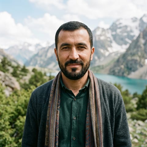 AI-generated illustration representing the Tajiki Arabs people
