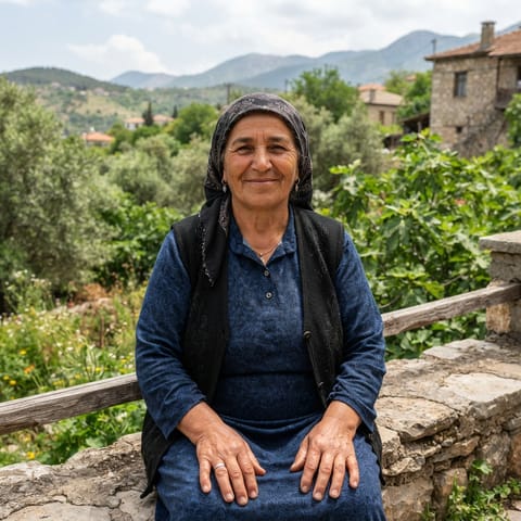 AI-generated illustration representing the Alawites people