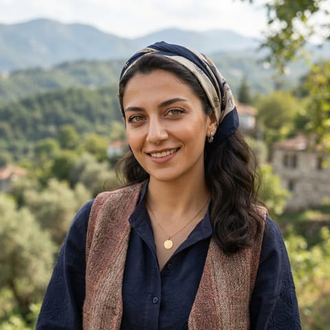 AI-generated illustration representing the Uzbeks people