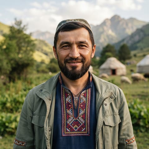 AI-generated illustration representing the Bashkir people