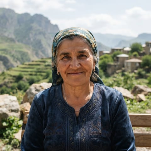 AI-generated illustration representing the Dargins people