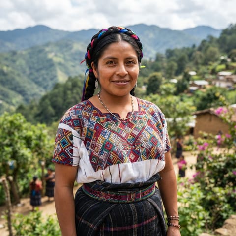 AI-generated illustration representing the Eastern Kanjobal people