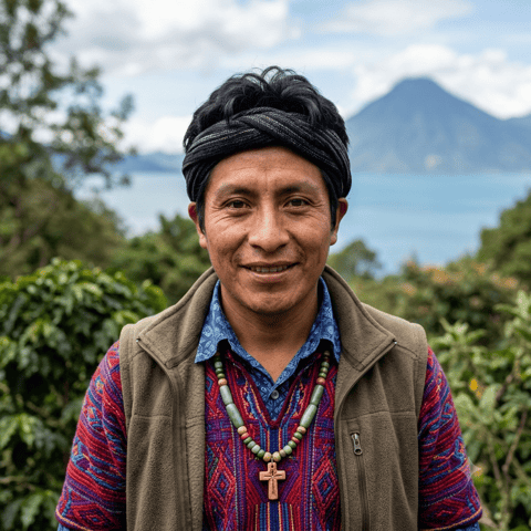 AI-generated illustration representing the Tzutujil people