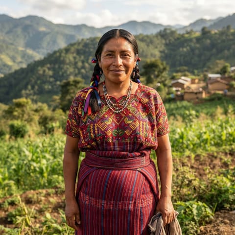 AI-generated illustration representing the Uspantec people