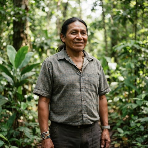 AI-generated illustration representing the Mayangna people