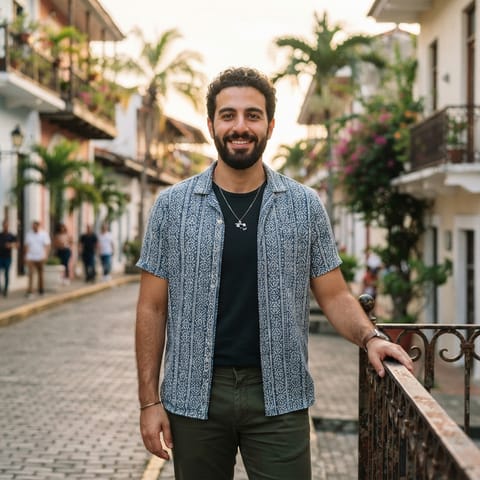 Ilustración generada por IA que representa al pueblo Lebanese Arabs