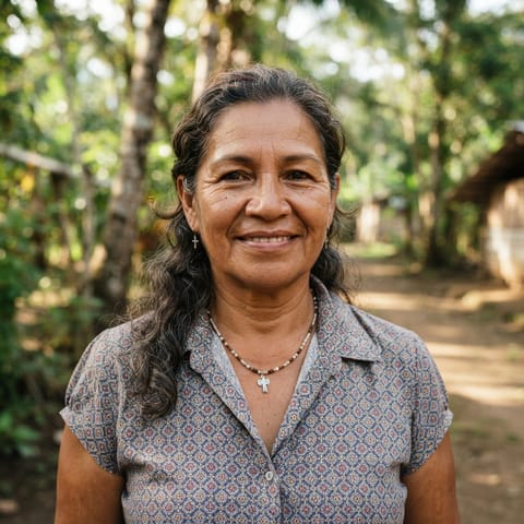 AI-generated illustration representing the Panamanians people