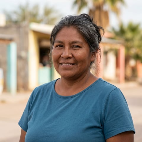 Ilustración generada por IA que representa al pueblo Tohono O'odham