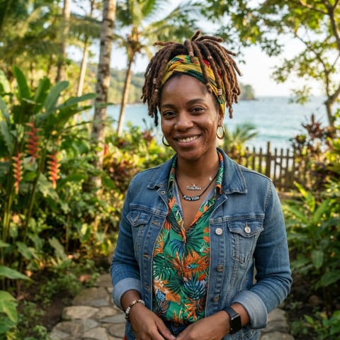 AI-generated illustration representing the Jamaicans people