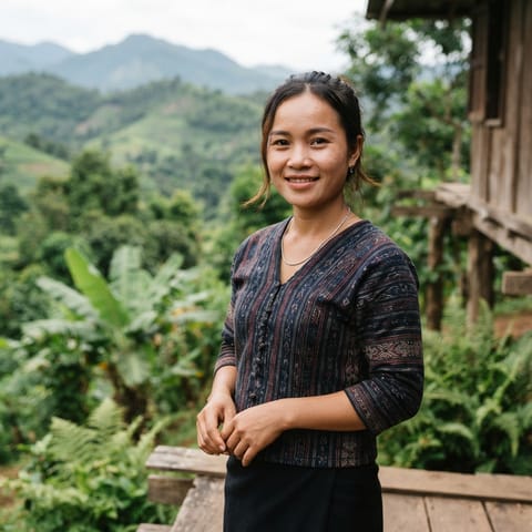AI-generated illustration representing the Phai people