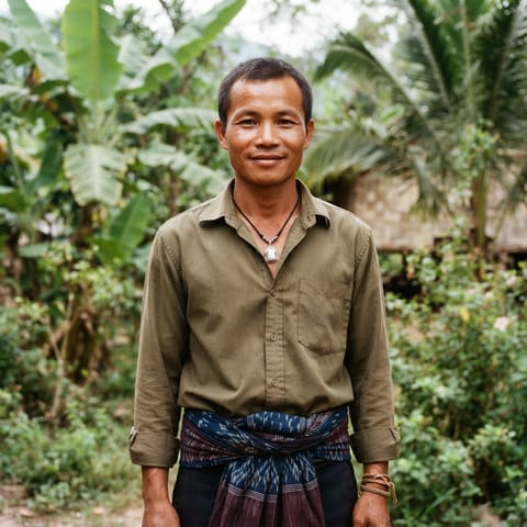 AI-generated illustration representing the Poussang people