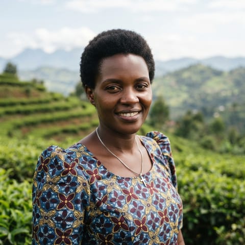 AI-generated illustration representing the Fumbira people