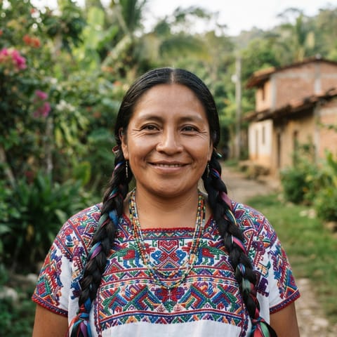 AI-generated illustration representing the San Pedro Amuzgo people