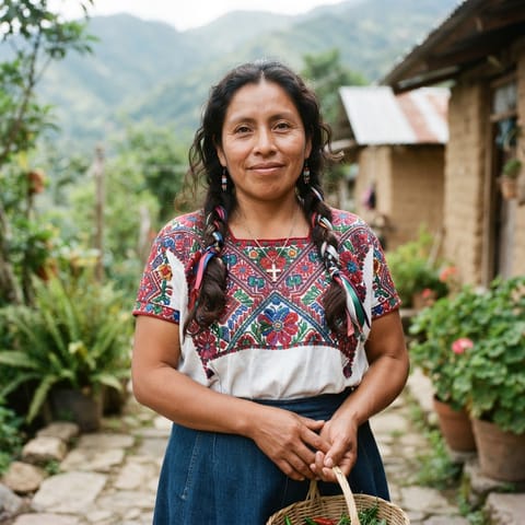 AI-generated illustration representing the Lealao Chinantec people
