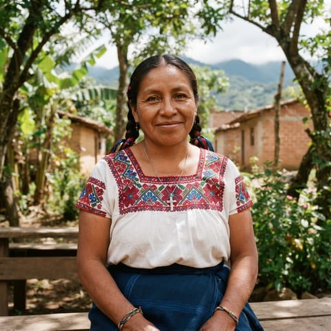AI-generated illustration representing the Central Chinantec people