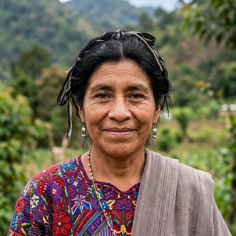 AI-generated illustration representing the Mam people