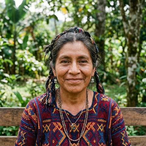 AI-generated illustration representing the Popti people